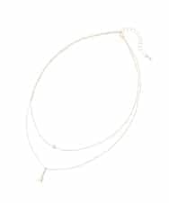 KS2GD26019 a.v.v(アー・ヴェ・ヴェ) レイヤードネックレス ゴールド