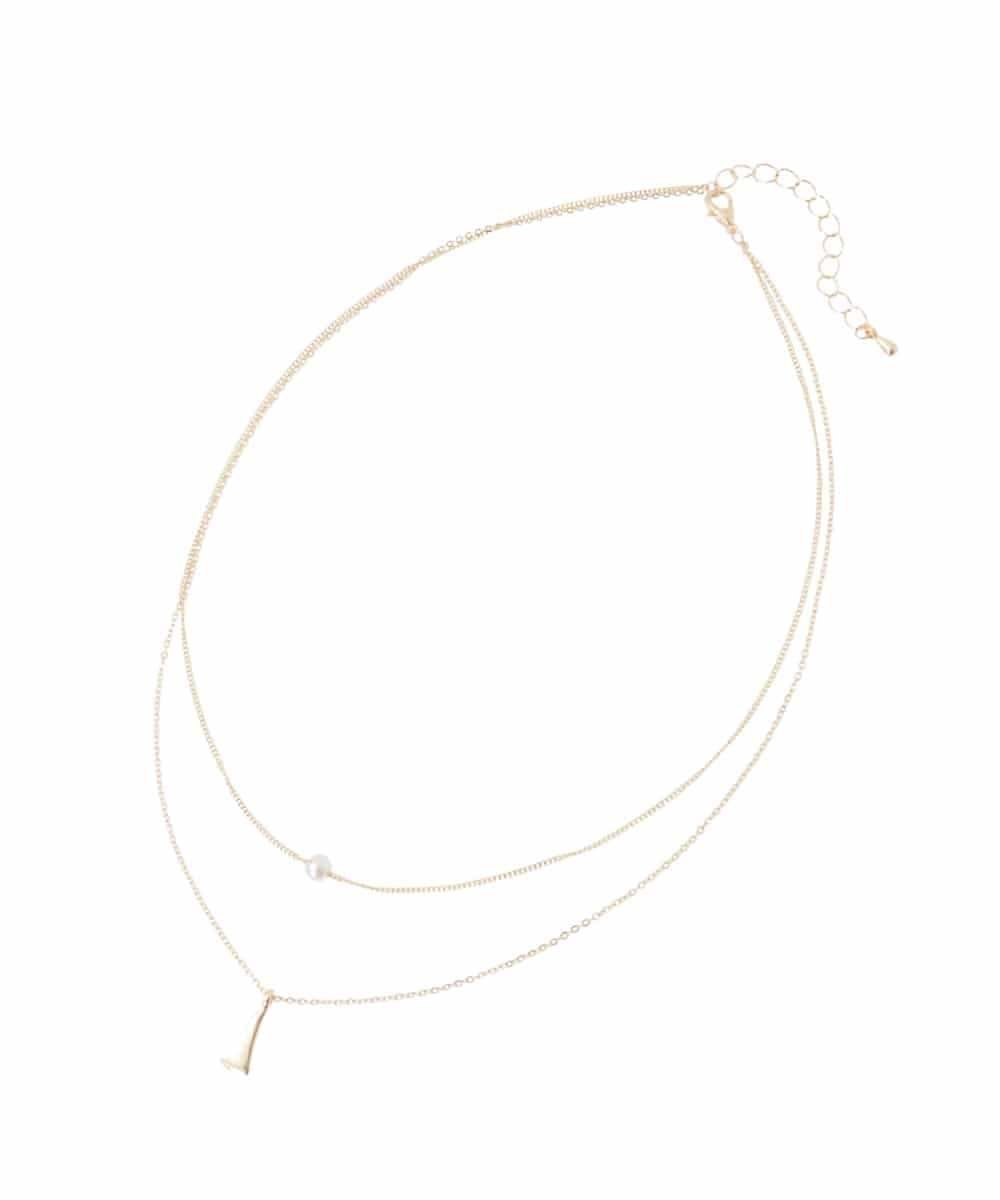 KS2GD26019 a.v.v(アー・ヴェ・ヴェ) レイヤードネックレス ゴールド