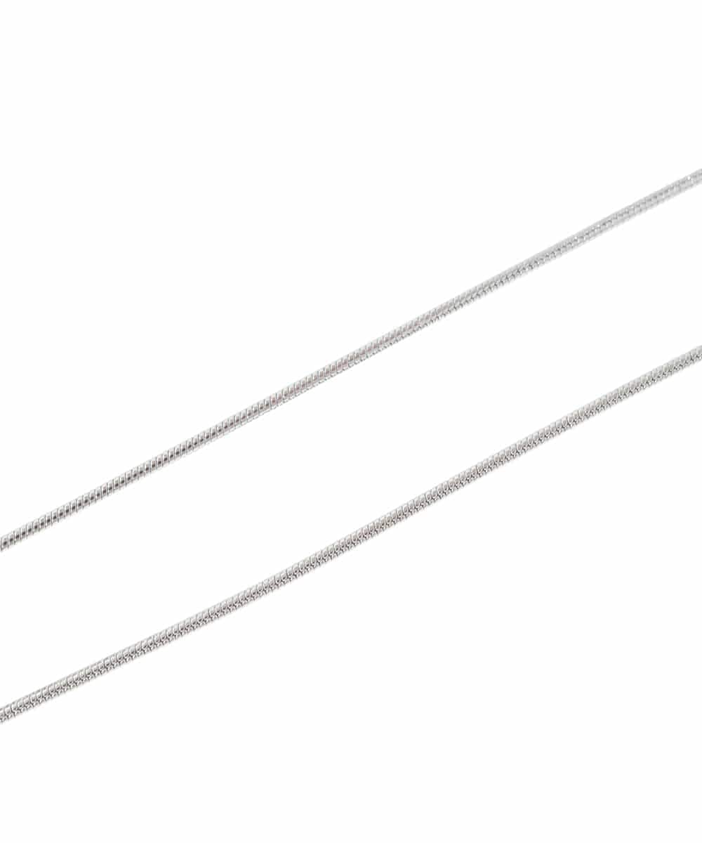KS2GV29019 a.v.v(アー・ヴェ・ヴェ) ボウタイ風結び目ネックレス シルバー