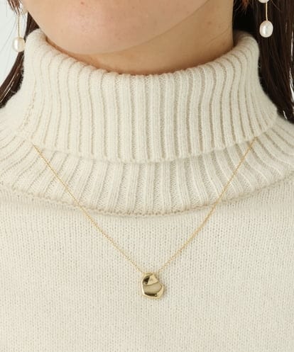 KS2JP17019  プックリトップショートネックレス