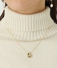KS2JP17019 a.v.v(アー・ヴェ・ヴェ) プックリトップショートネックレス ゴールド