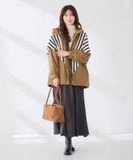 KS3AG01029 a.v.v(アー・ヴェ・ヴェ) 三角 ニットストール レッド