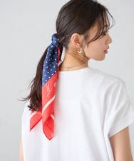 KS3GD01034 a.v.v(アー・ヴェ・ヴェ) シルクスカーフ アイボリー