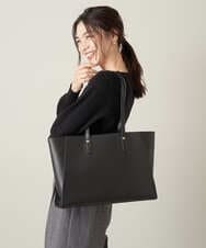 KS5AV31054 a.v.v(アー・ヴェ・ヴェ) 【A4収納/通勤におすすめ】2WAYトート ブラック