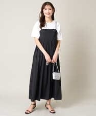 KS6GV23054 a.v.v(アー・ヴェ・ヴェ) 細ストラップサンダル ブラック
