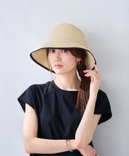 KS7GD01034 a.v.v(アー・ヴェ・ヴェ) バックリボンハット ベージュ