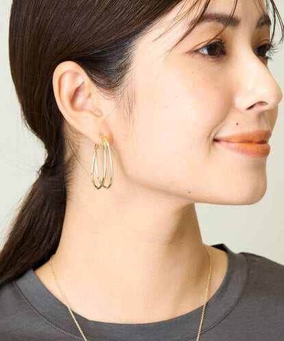 KSPJV12019 a.v.v ダブルフープピアス