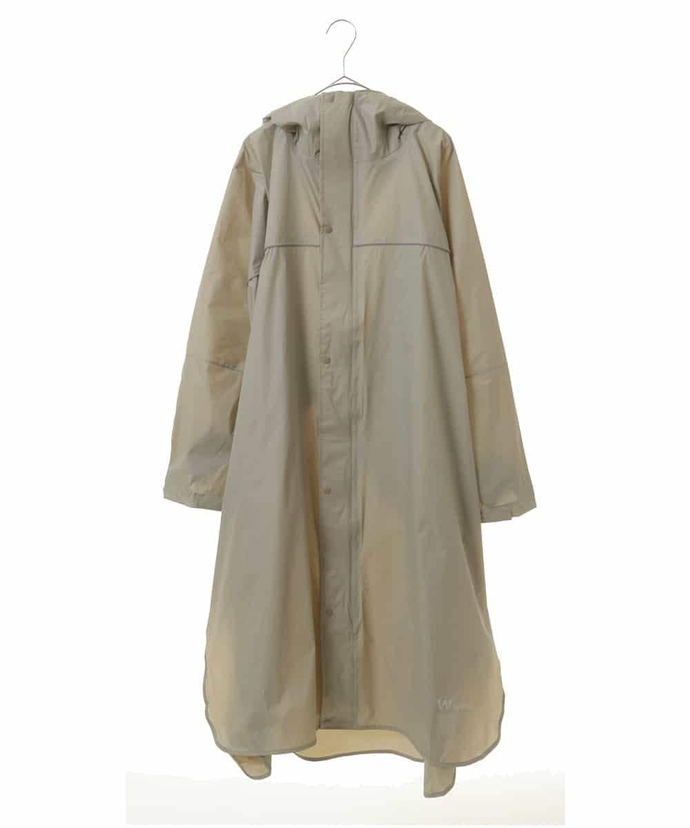 KSYGS40058 a.v.v(アー・ヴェ・ヴェ) レインバイシクルスリーブポンチョ ベージュ