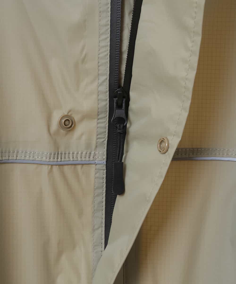 KSYGS40058 a.v.v(アー・ヴェ・ヴェ) レインバイシクルスリーブポンチョ ベージュ