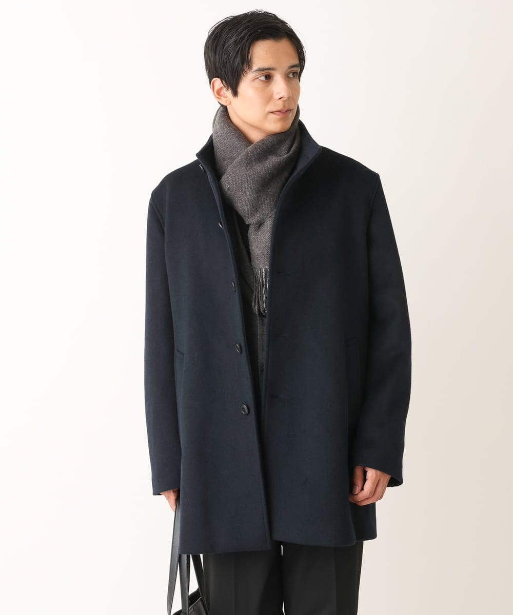 KT3AV22034 a.v.v MEN(アー・ヴェ・ヴェ) 【プレゼントに人気】リバーシブルグラデーションマフラー ダークグレー