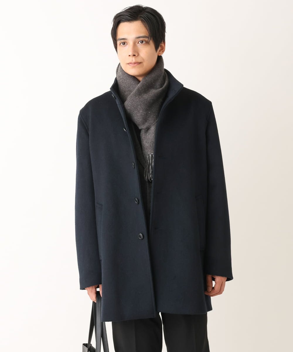 KT3AV22034 a.v.v MEN(アー・ヴェ・ヴェ) 【プレゼントに人気】リバーシブルグラデーションマフラー ダークグレー