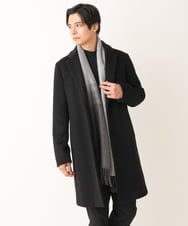 KT3AV22034 a.v.v MEN(アー・ヴェ・ヴェ) 【プレゼントに人気】リバーシブルグラデーションマフラー ダークグレー