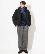 KT3AV22034 a.v.v MEN(アー・ヴェ・ヴェ) 【プレゼントに人気】リバーシブルグラデーションマフラー ダークグレー