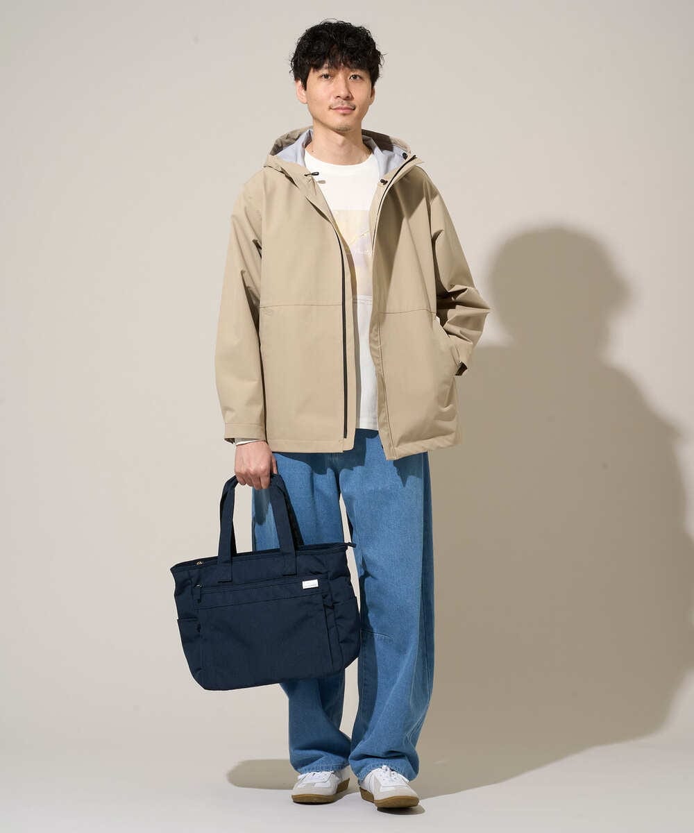 KT5GD04054 a.v.v MEN(アー・ヴェ・ヴェ) 人気NO.1 バッグ【軽量・撥水】マルチ 2WAYトートバッグ ネイビー