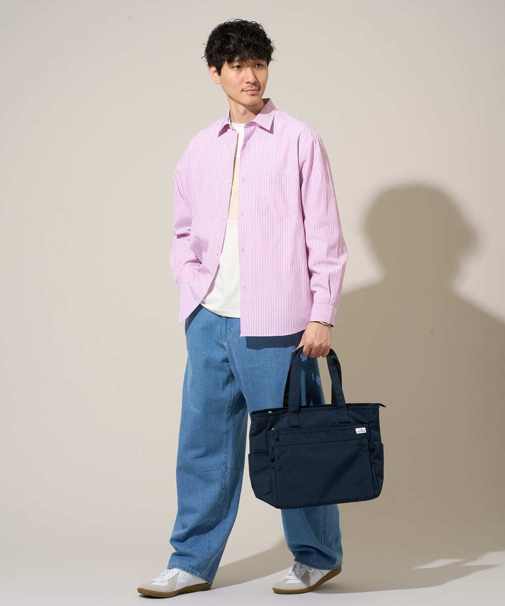 KT5GD04054 a.v.v MEN(アー・ヴェ・ヴェ) 人気NO.1 バッグ【軽量・撥水】マルチ 2WAYトートバッグ ネイビー