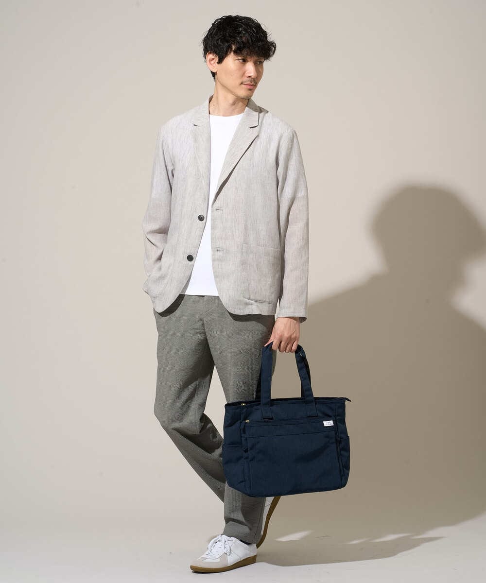 KT5GD04054 a.v.v MEN(アー・ヴェ・ヴェ) 人気NO.1 バッグ【軽量・撥水】マルチ 2WAYトートバッグ ネイビー