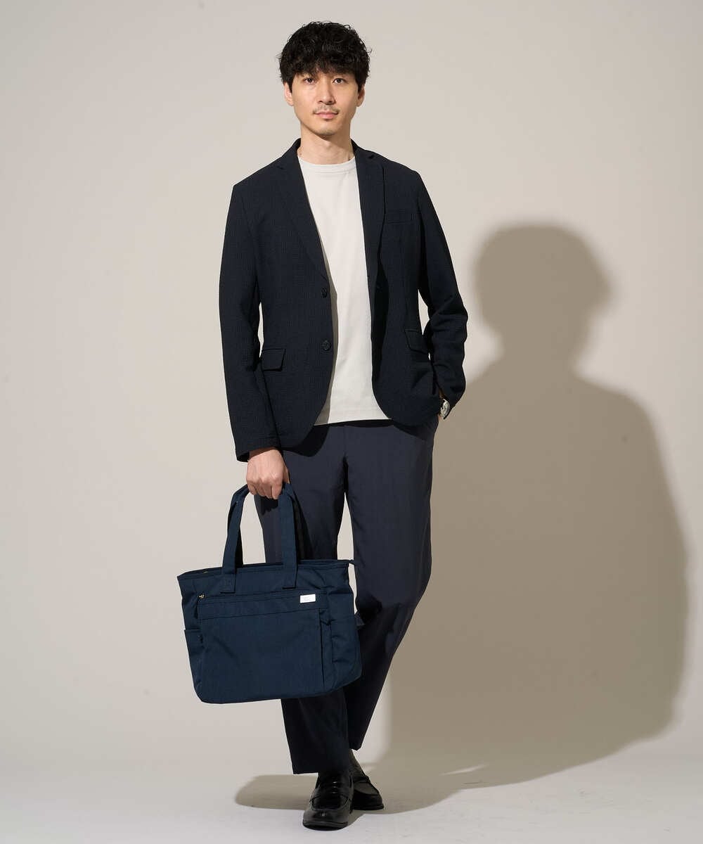 KT5GD04054 a.v.v MEN(アー・ヴェ・ヴェ) 人気NO.1 バッグ【軽量・撥水】マルチ 2WAYトートバッグ ネイビー