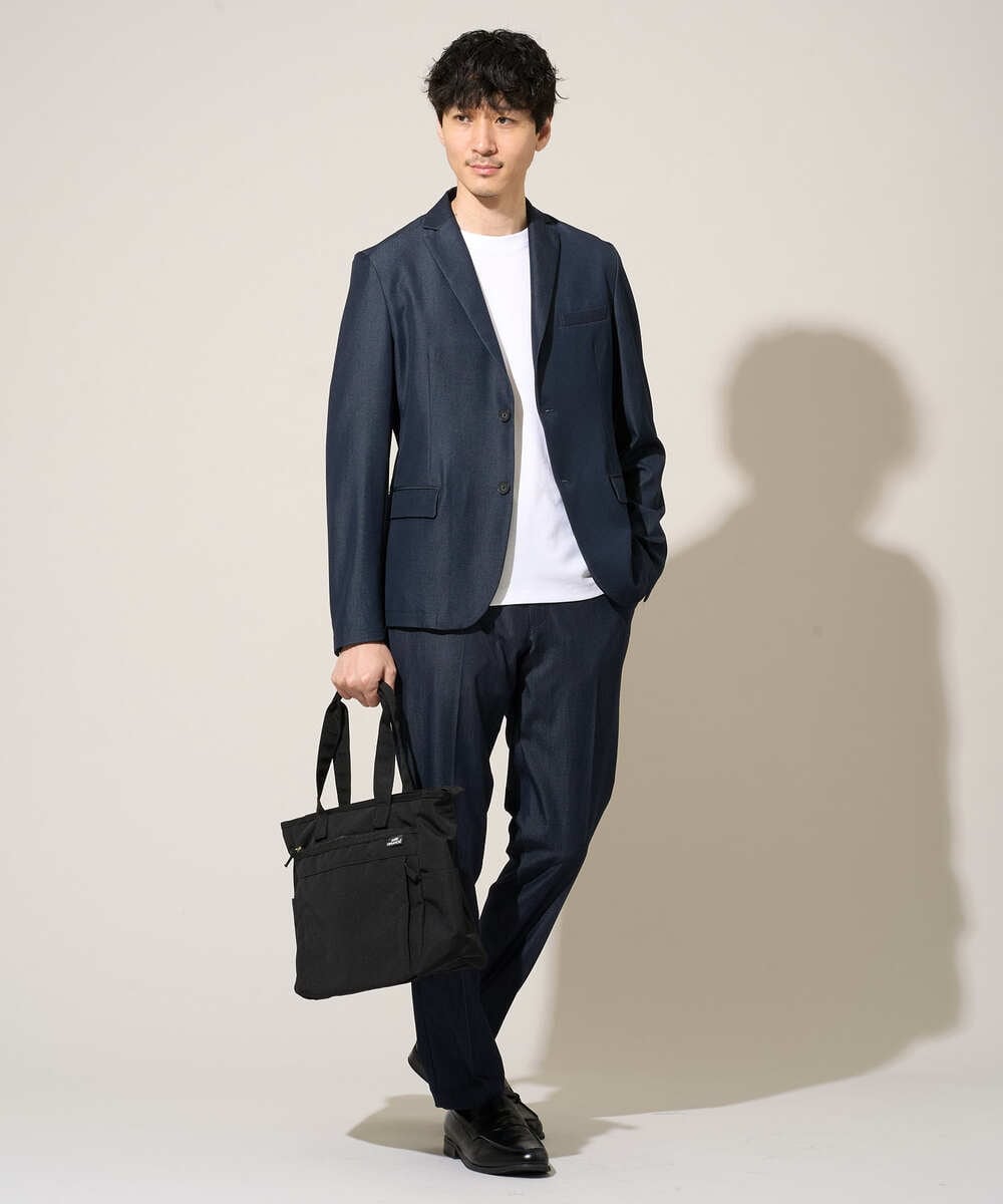 KT5GD04054 a.v.v MEN(アー・ヴェ・ヴェ) 人気NO.1 バッグ【軽量・撥水】マルチ 2WAYトートバッグ ネイビー