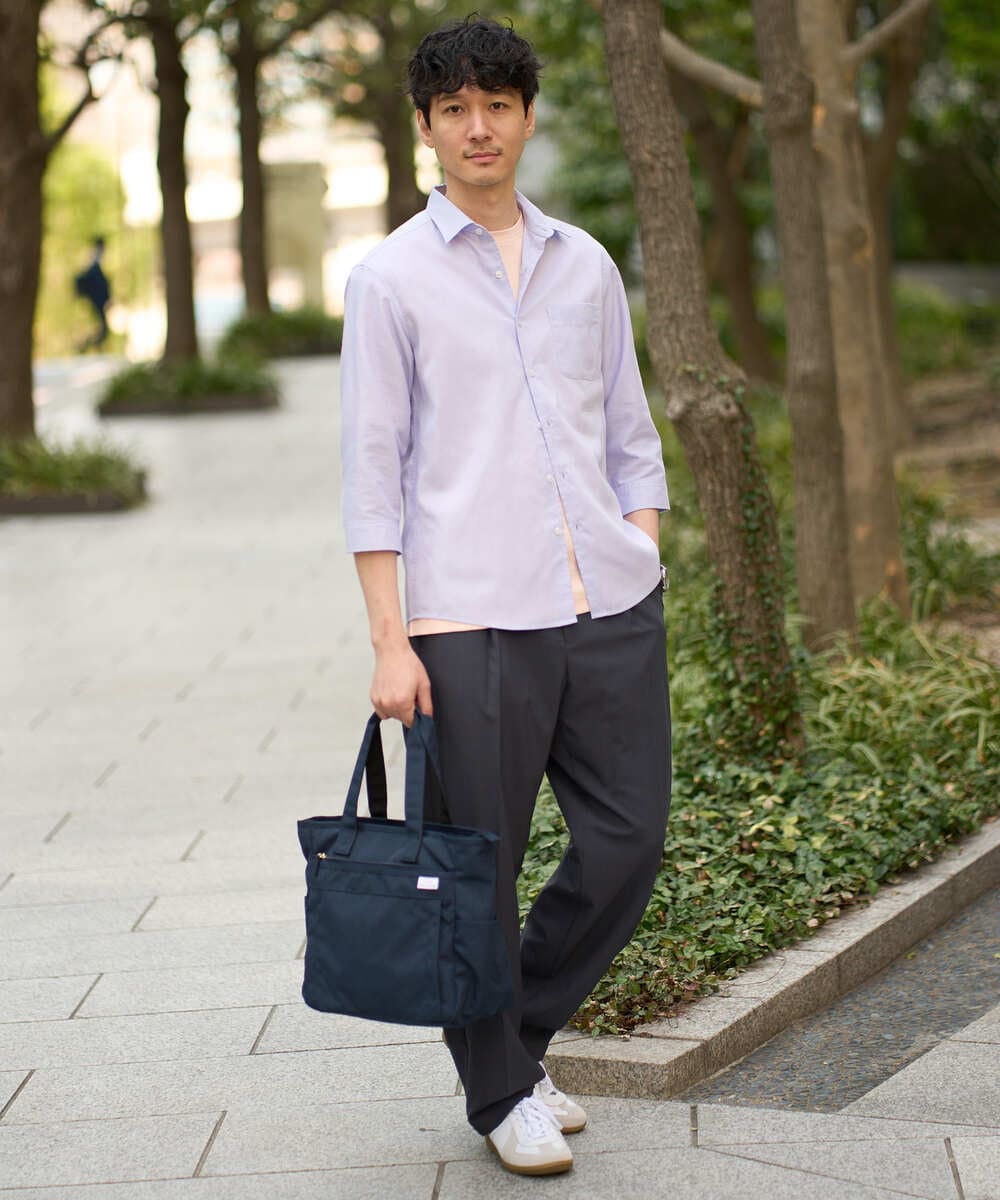 KT5GD04054 a.v.v MEN(アー・ヴェ・ヴェ) 人気NO.1 バッグ【軽量・撥水】マルチ 2WAYトートバッグ ネイビー