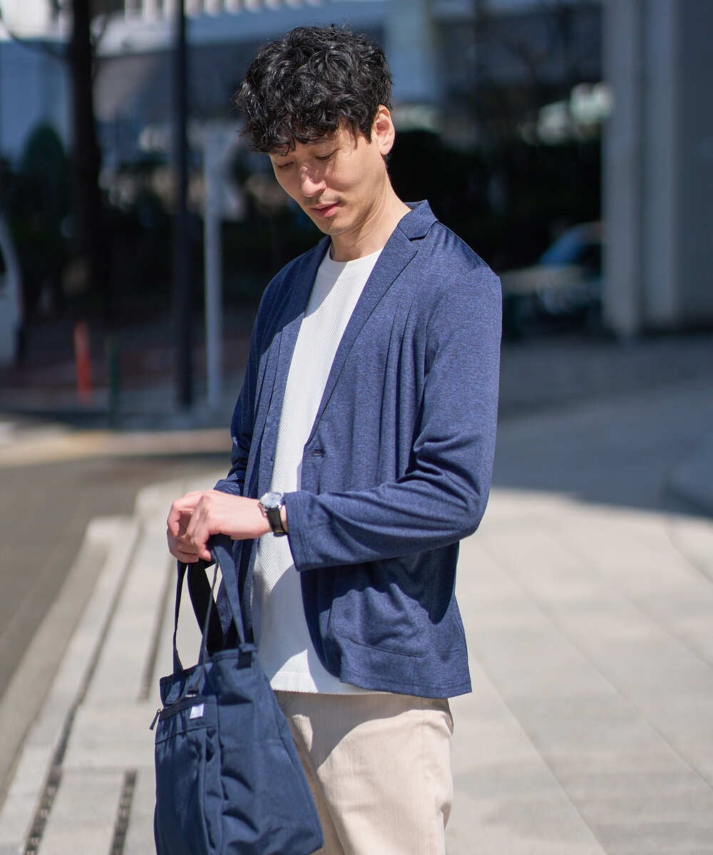KT5GD04054 a.v.v MEN(アー・ヴェ・ヴェ) 人気NO.1 バッグ【軽量・撥水】マルチ 2WAYトートバッグ ネイビー