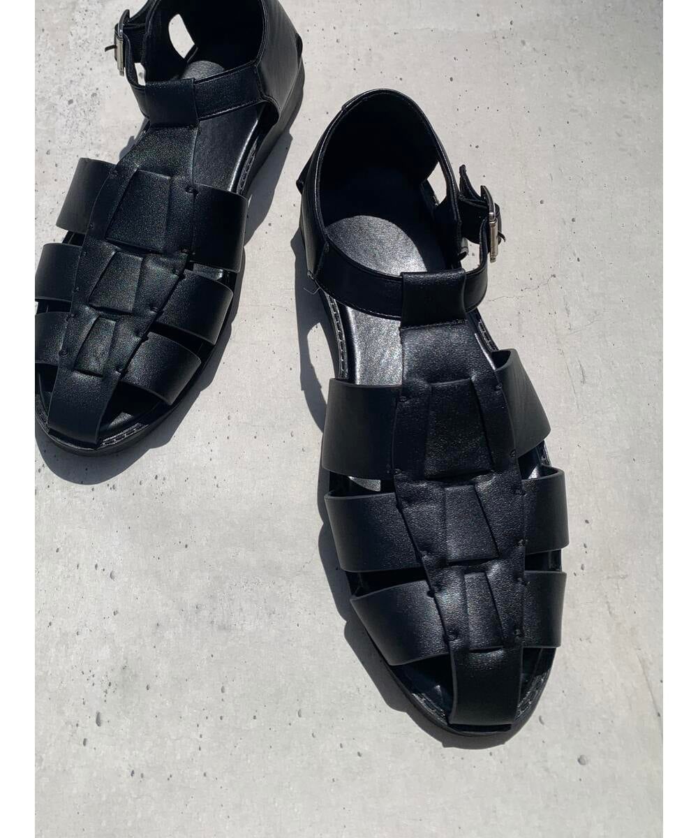 KT6GD45064 a.v.v MEN(アー・ヴェ・ヴェ) グルカサンダル ブラック