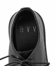 KT6GD67069 a.v.v MEN(アー・ヴェ・ヴェ) プレーントゥシューズ ブラック