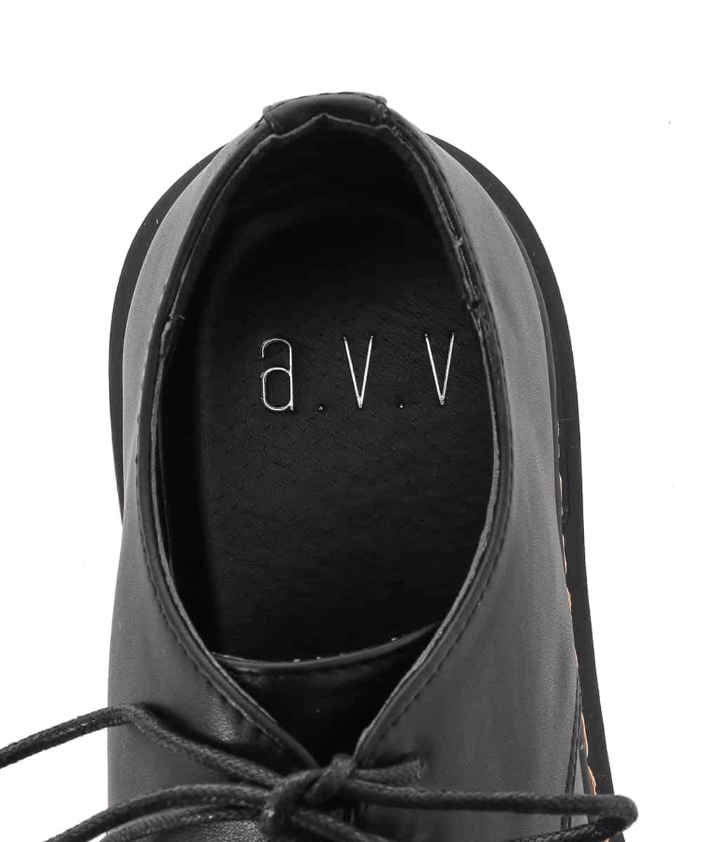 KT6GD67069 a.v.v MEN(アー・ヴェ・ヴェ) プレーントゥシューズ ブラック