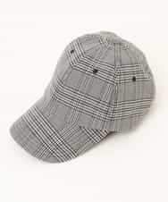 KT7AP36029 a.v.v MEN(アー・ヴェ・ヴェ) CHECK BB CAP		 ライトグレー