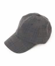 KT7AP36029 a.v.v MEN(アー・ヴェ・ヴェ) CHECK BB CAP		 ダークグレー