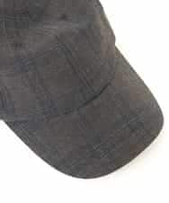 KT7AP36029 a.v.v MEN(アー・ヴェ・ヴェ) CHECK BB CAP		 ダークグレー