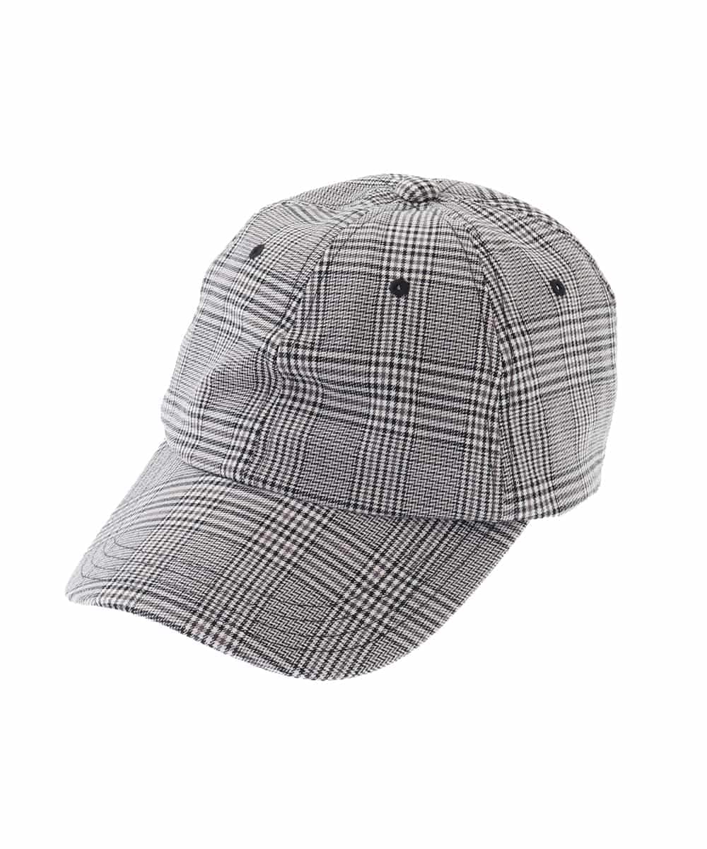 KT7AP36029 a.v.v MEN(アー・ヴェ・ヴェ) CHECK BB CAP		 ライトグレー