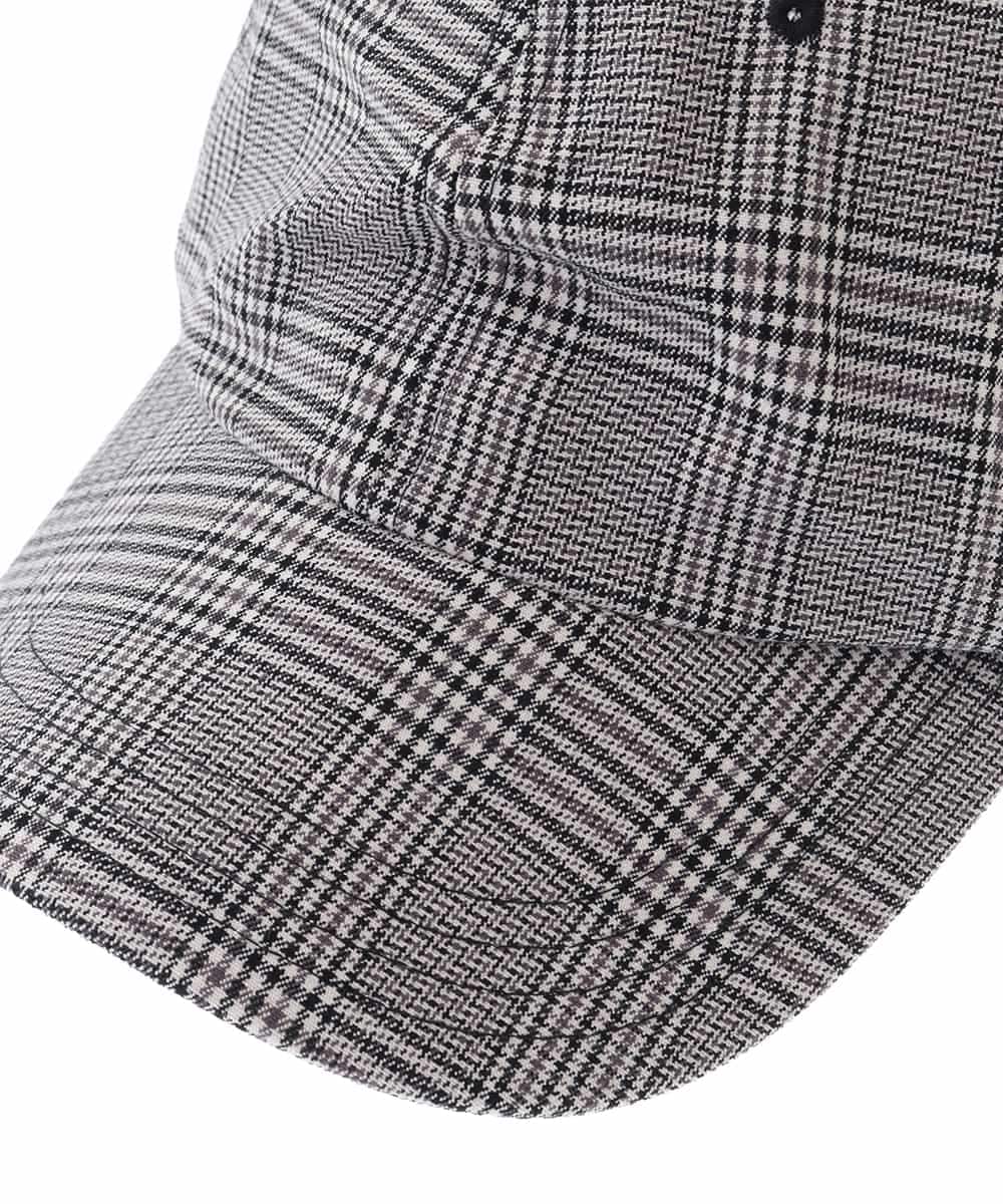 KT7AP36029 a.v.v MEN(アー・ヴェ・ヴェ) CHECK BB CAP		 ライトグレー