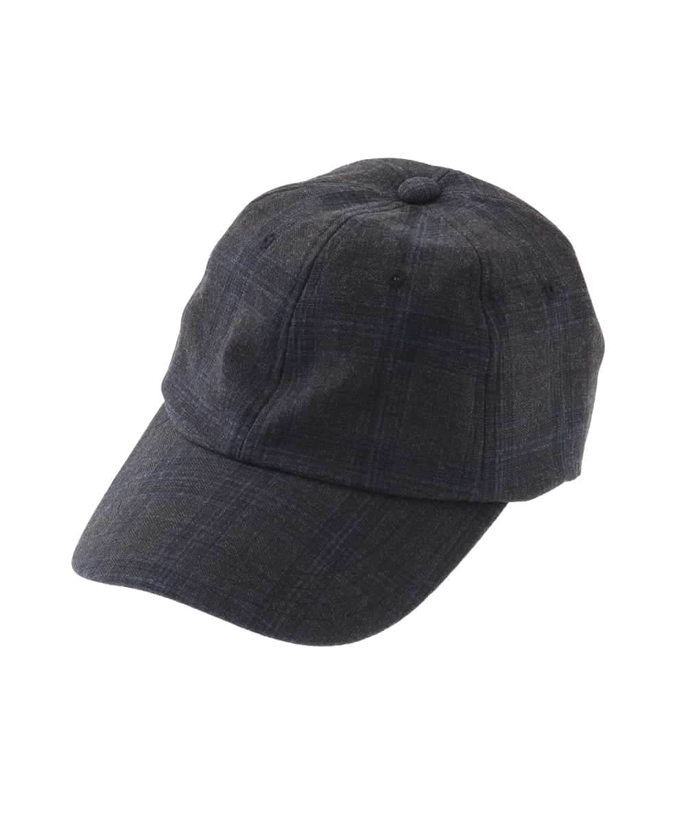KT7AP36029 a.v.v MEN(アー・ヴェ・ヴェ) CHECK BB CAP		 ダークグレー