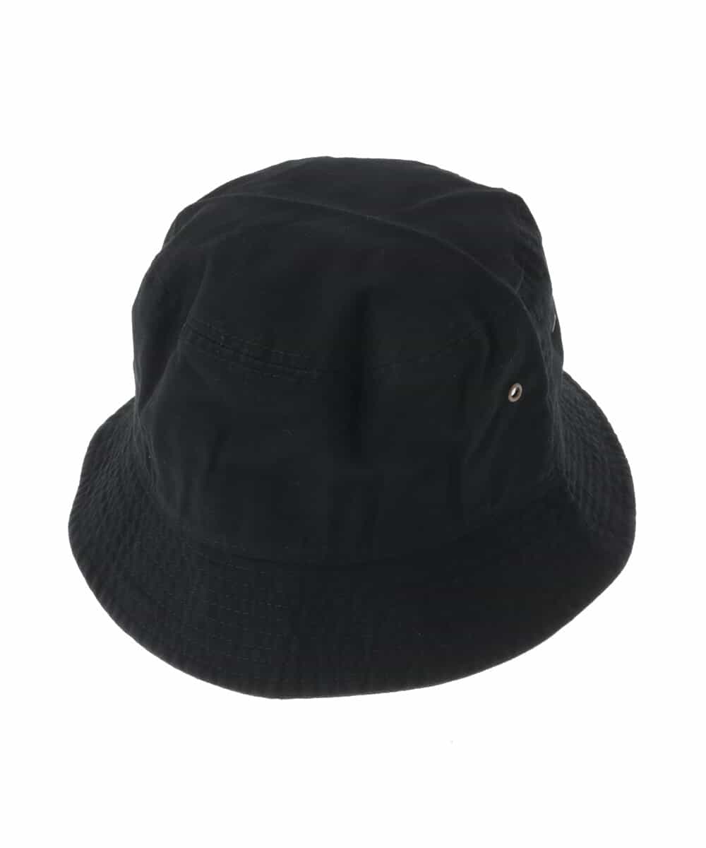 KT7GV35029 a.v.v MEN(アー・ヴェ・ヴェ) 【NEW HATTAN】 ツイルバケットハット ブラック