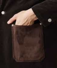 MADAO87172 MK MICHEL KLEIN HOMME(MKミッシェルクランオム) ノーカラージャケット ブラウン