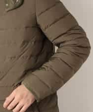 MAJJF01230 MK MICHEL KLEIN HOMME(MKミッシェルクランオム) 【Vincent et Mireille】フード付きダウンジャケット カーキ