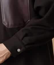 MAUAO88180 MK MICHEL KLEIN HOMME(MKミッシェルクランオム) ロングシャツコート ブラウン
