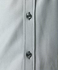 MKBAD50130 MK MICHEL KLEIN HOMME(MKミッシェルクランオム) 【洗濯機洗いOK／ストレッチ/ビジネス対応】アクティブセッター千鳥柄長袖シャツ グレー