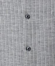 MKBAF19090 MK MICHEL KLEIN HOMME(MKミッシェルクランオム) 【洗える／ストレッチ】オニキスストライプ長袖シャツ グレー