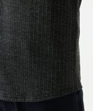 MKBAF19090 MK MICHEL KLEIN HOMME(MKミッシェルクランオム) 【洗える／ストレッチ】オニキスストライプ長袖シャツ ブラック