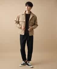 MKBAO41130 MK MICHEL KLEIN HOMME(MKミッシェルクランオム) CPOシャツ ベージュ