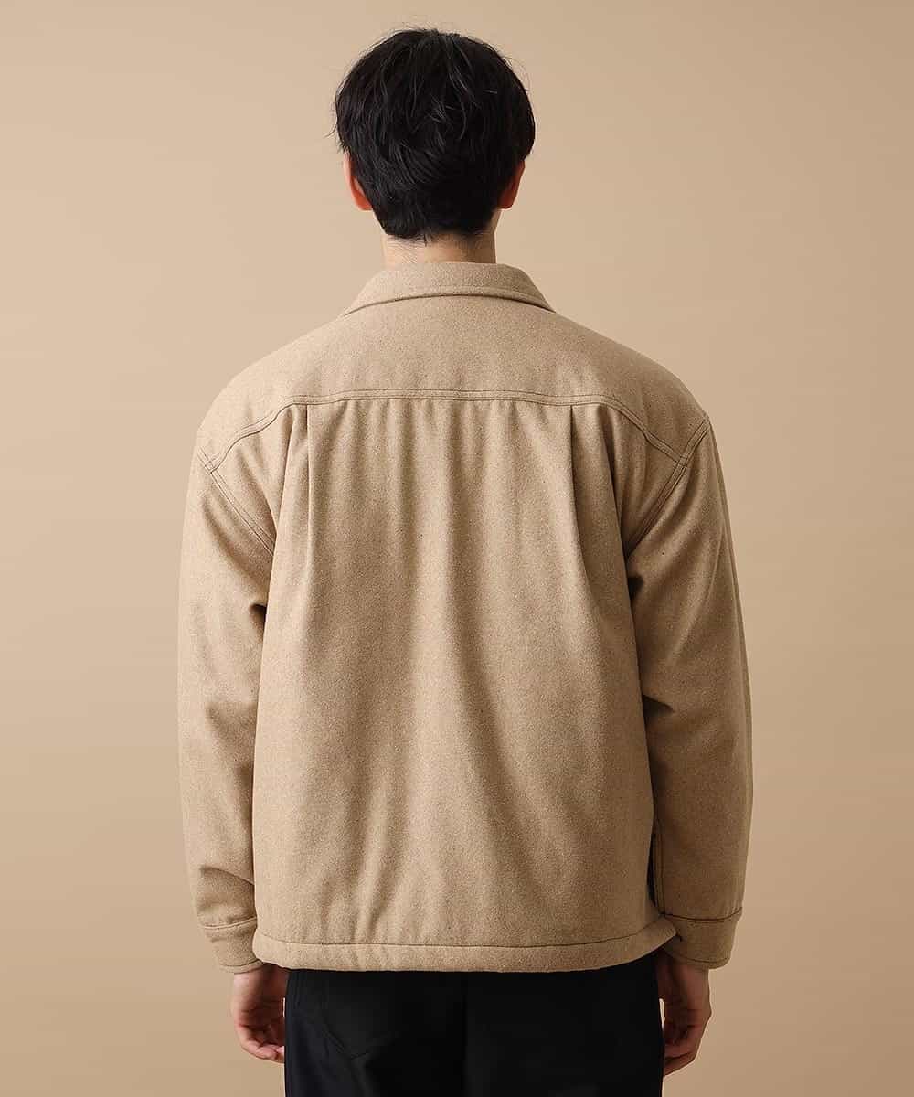 MKBAO41130 MK MICHEL KLEIN HOMME(MKミッシェルクランオム) CPOシャツ ベージュ