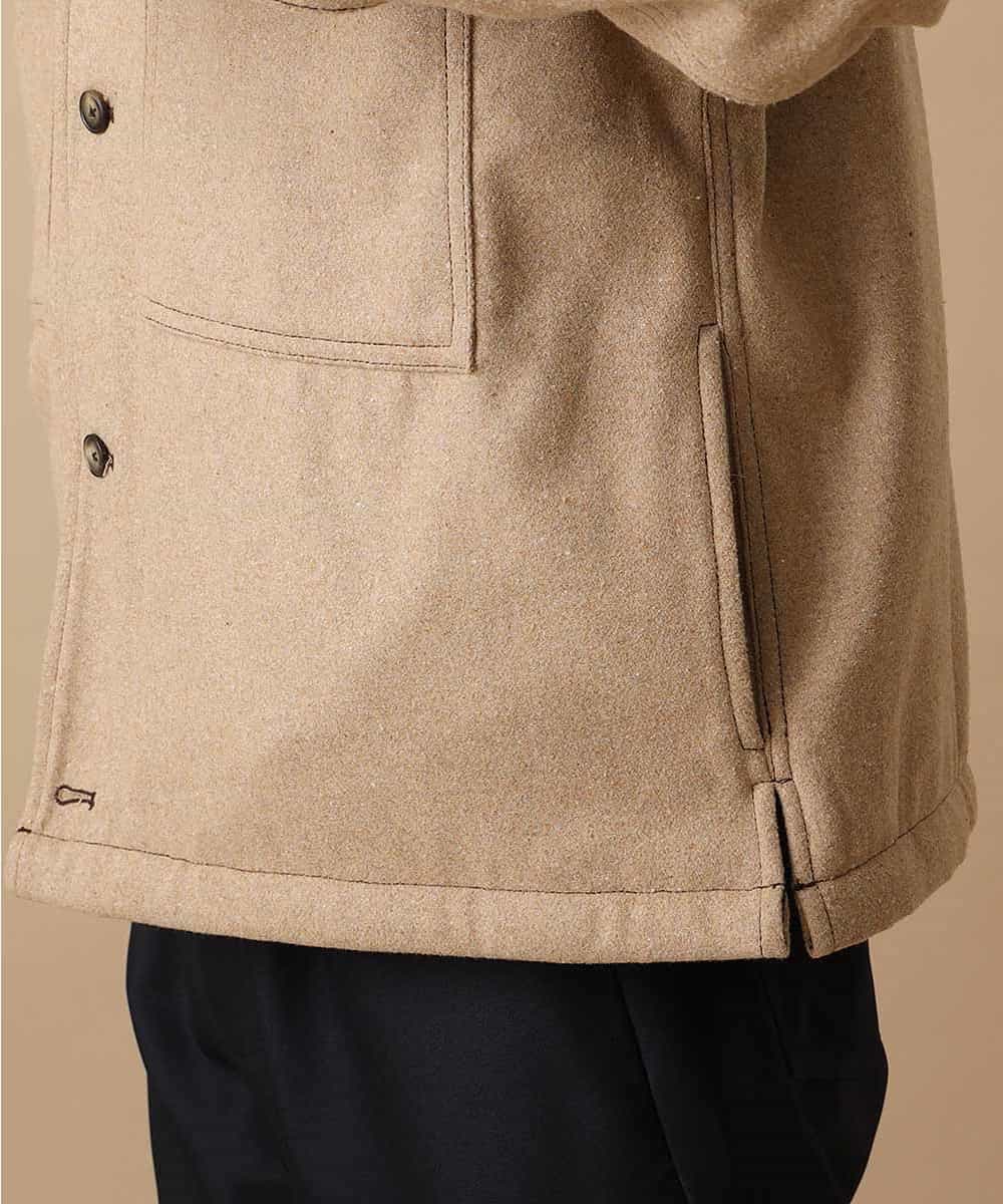MKBAO41130 MK MICHEL KLEIN HOMME(MKミッシェルクランオム) CPOシャツ ベージュ