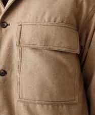 MKBAO41130 MK MICHEL KLEIN HOMME(MKミッシェルクランオム) CPOシャツ ベージュ