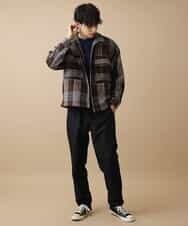 MKBAO41130 MK MICHEL KLEIN HOMME(MKミッシェルクランオム) CPOシャツ ブラウン