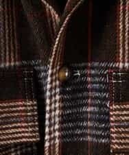 MKBAO41130 MK MICHEL KLEIN HOMME(MKミッシェルクランオム) CPOシャツ ブラウン