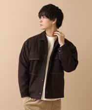 MKBAO41130 MK MICHEL KLEIN HOMME(MKミッシェルクランオム) CPOシャツ ブラウン
