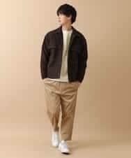 MKBAO41130 MK MICHEL KLEIN HOMME(MKミッシェルクランオム) CPOシャツ ブラウン