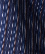 MKBGA70100 MK MICHEL KLEIN HOMME(MKミッシェルクランオム) 【WEB限定】日本製素材使用 リバーストライプ長袖シャツ/ ブルー