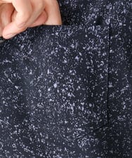 MKBHA58130 MK MICHEL KLEIN HOMME(MKミッシェルクランオム) 【色・サイズ残りわずか】カノコプリント七分袖シャツ ネイビー